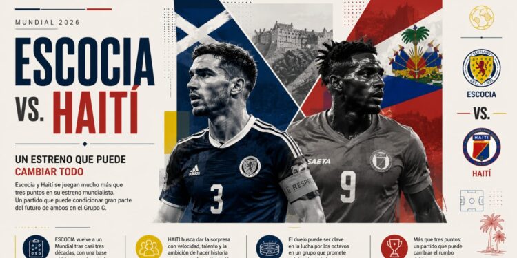 Escocia y Haití se juegan mucho más que tres puntos en su estreno mundialista