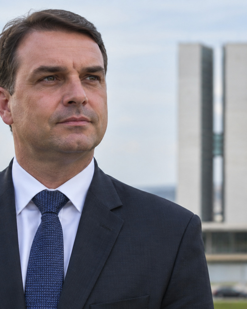 Representación editorial de Flávio Bolsonaro.