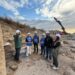Fortuna descubre una inscripción romana monumental de casi cinco metros en sus antiguos baños
