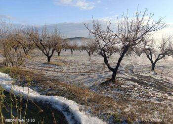 Una intensa granizada golpea el Noroeste y deja daños en cultivos y caminos