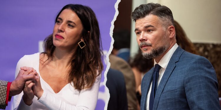 Podemos y ERC sellan una alianza electoral: Irene Montero y Gabriel Rufián harán campaña juntos el 29-N
